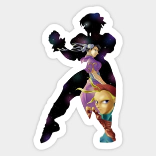 Women fighters Sticker